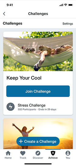 Congressional employee health and wellness app