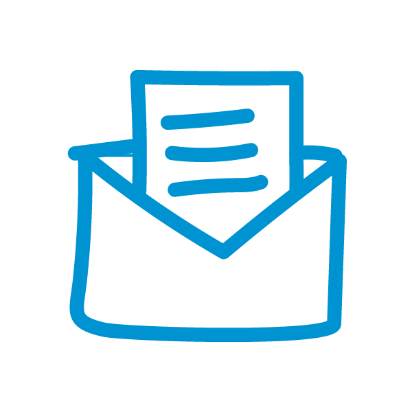 Doodle of snail mail