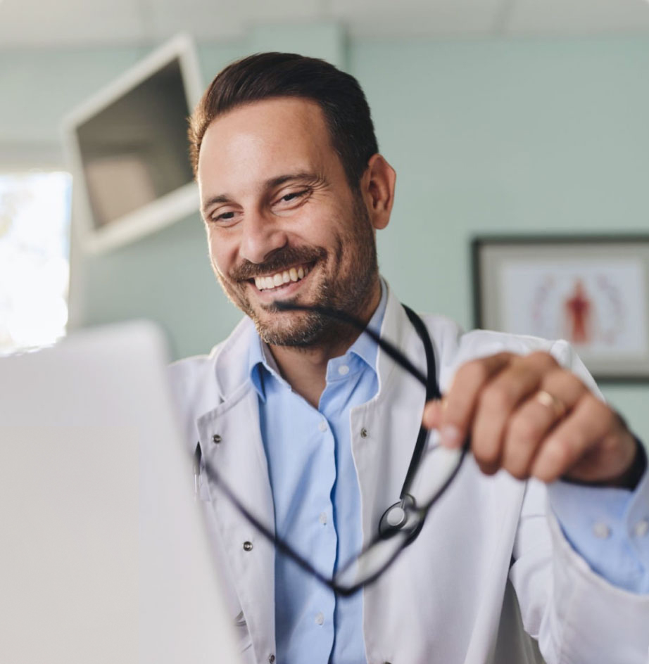 Photo of smiling doctor