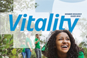 Image of the cover of a Vitality Magazine